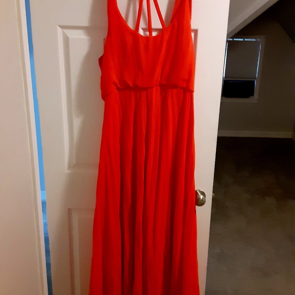 Orange Maxi Dress